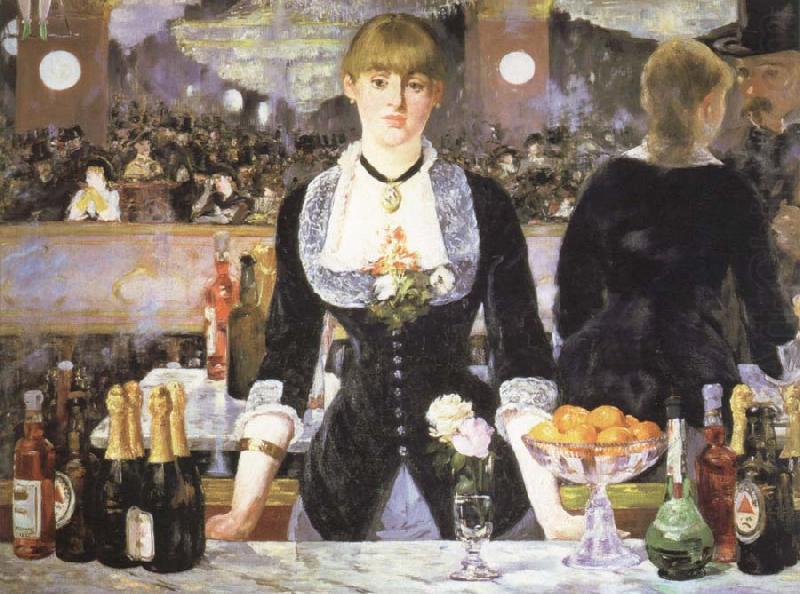 a bar at the folies bergere, Edouard Manet